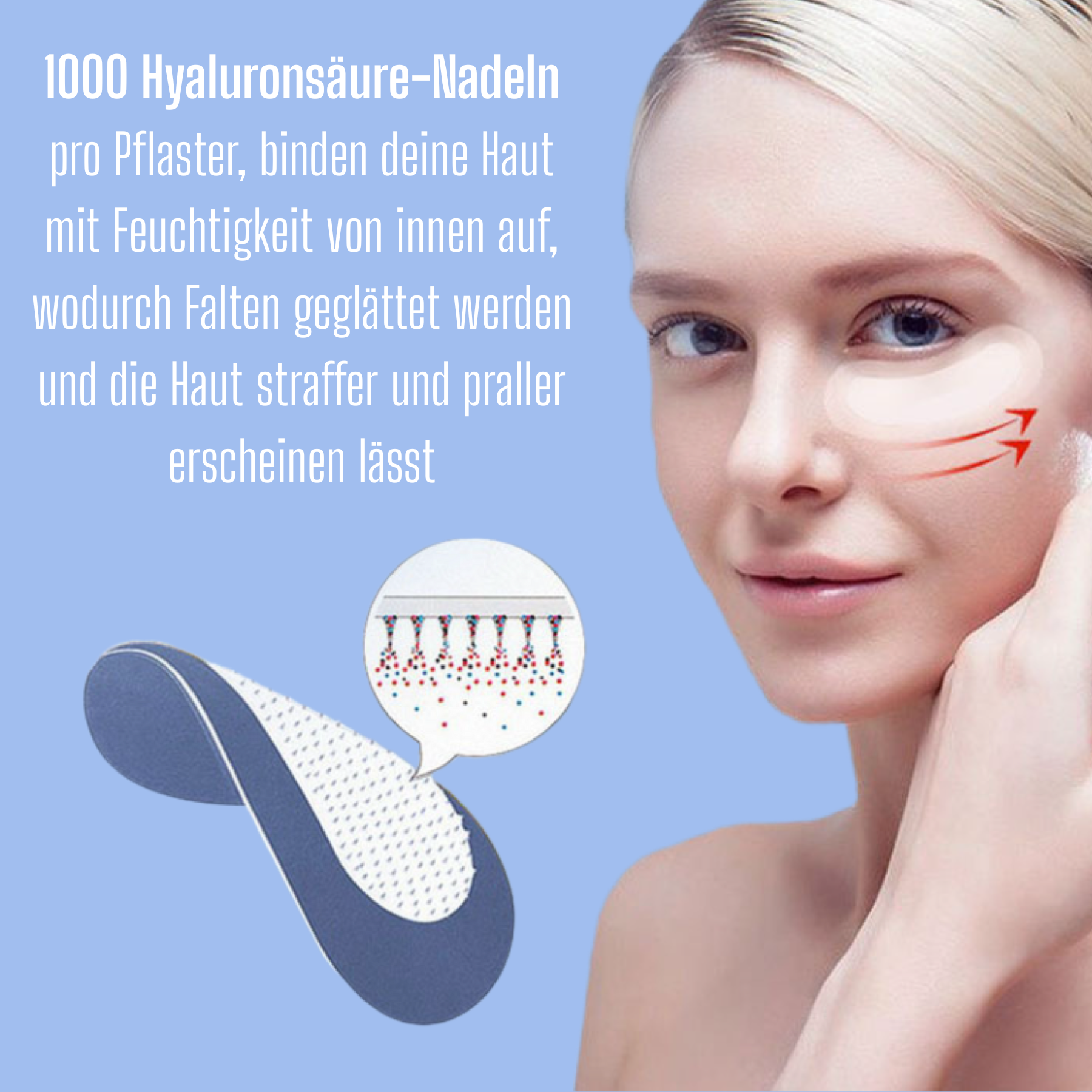 Mikronadel Augenpads